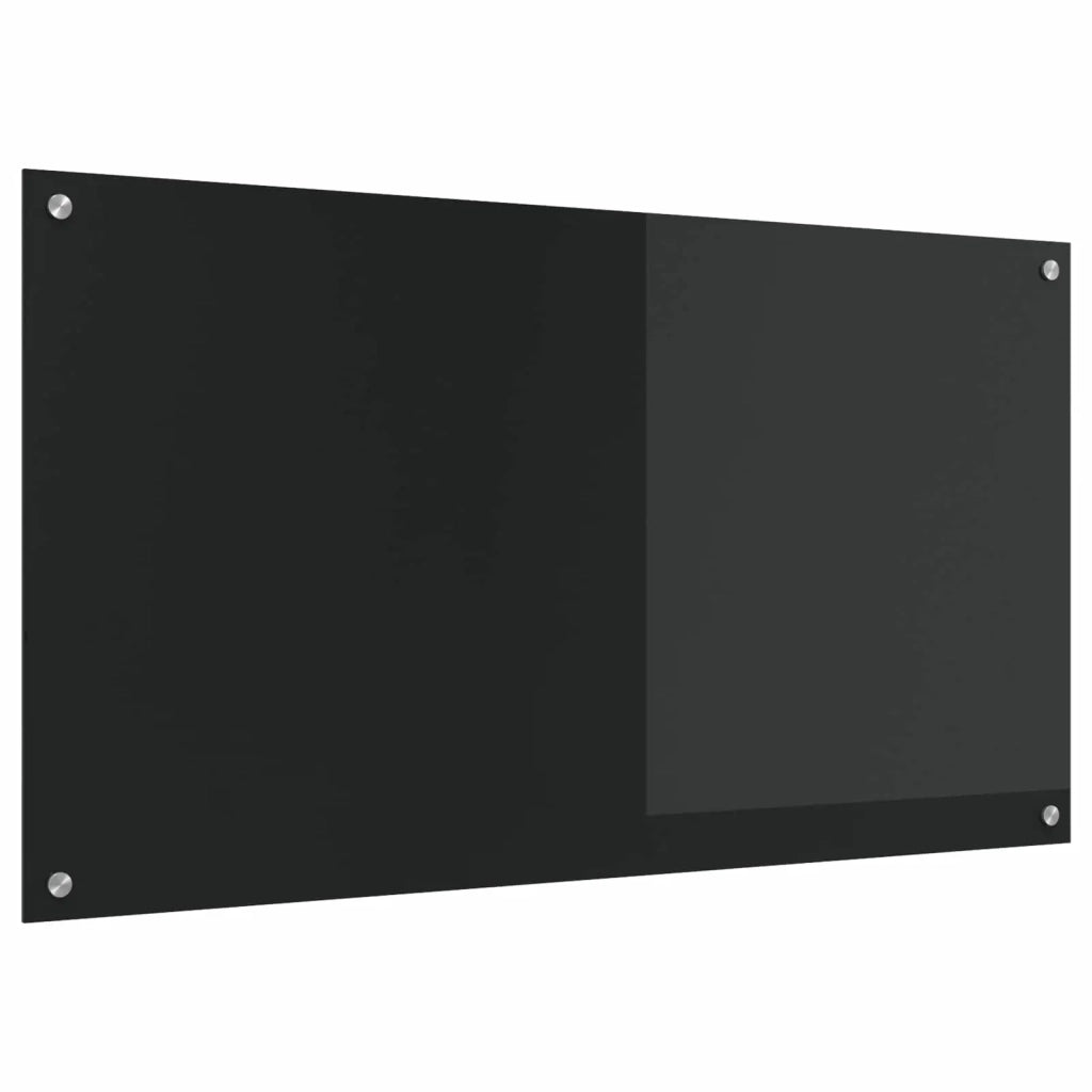 Rivestimento da Cucina Nero 110 x 60 cm vetro temperato 42001300