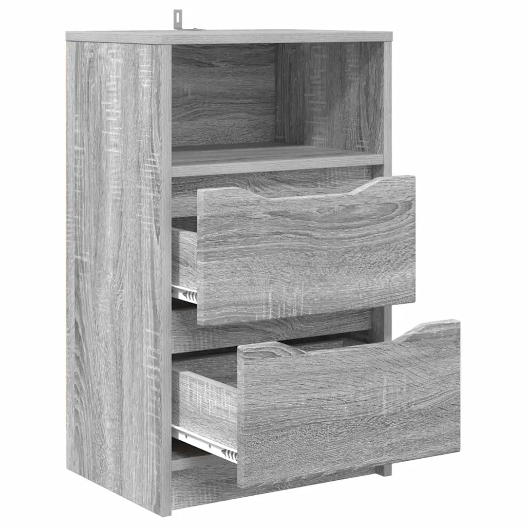 Comodino Grigio Sonoma 40 x 30 x 467 cm Legno multistrato 888919