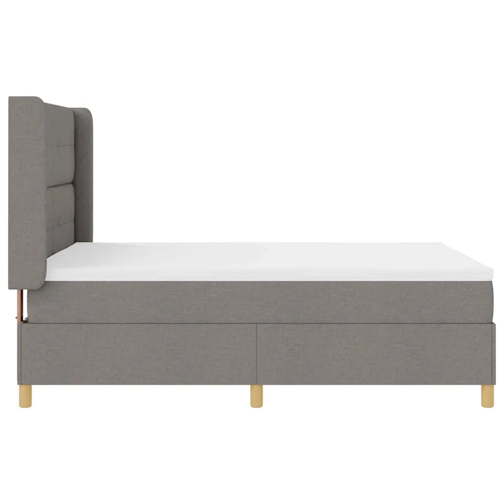Letto a molle con strisce LED Talpa 140 x 200 cm Tessuto 3343697