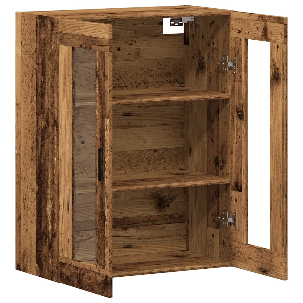Mobile a Parete Legno Antico 69,5x34x90 cm 857330