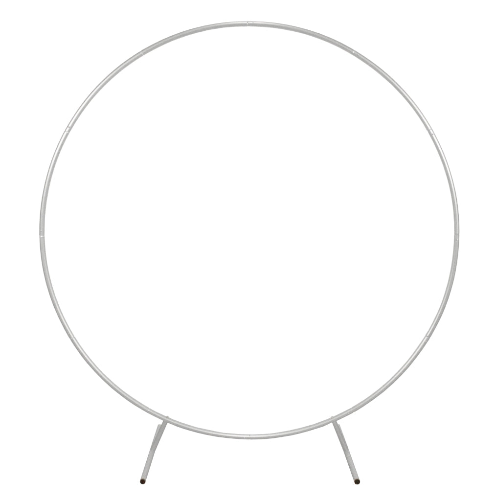 Kit Arco Palloncino Fiori Rotondo 200cm in Metallo Enorme Rimovibile Facile da Trasportare e Riutilizzabile Migliore Decorazione per Matrimoni Nozze Eventi Feste 2M & Fascette GRATIS - Bianco