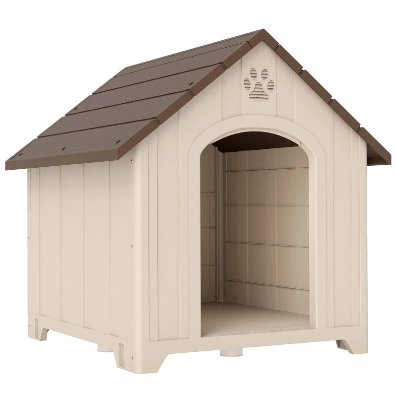 CUCCIA per cani da esterno 88 x 79 x 89 cm Beige in polietilene