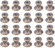 Set di maniglie a forma di fungo in stile retro - 20 pezzi - Alta qualità - Piccola dimensione - Lavorate a mano - Maniglie di caricamento