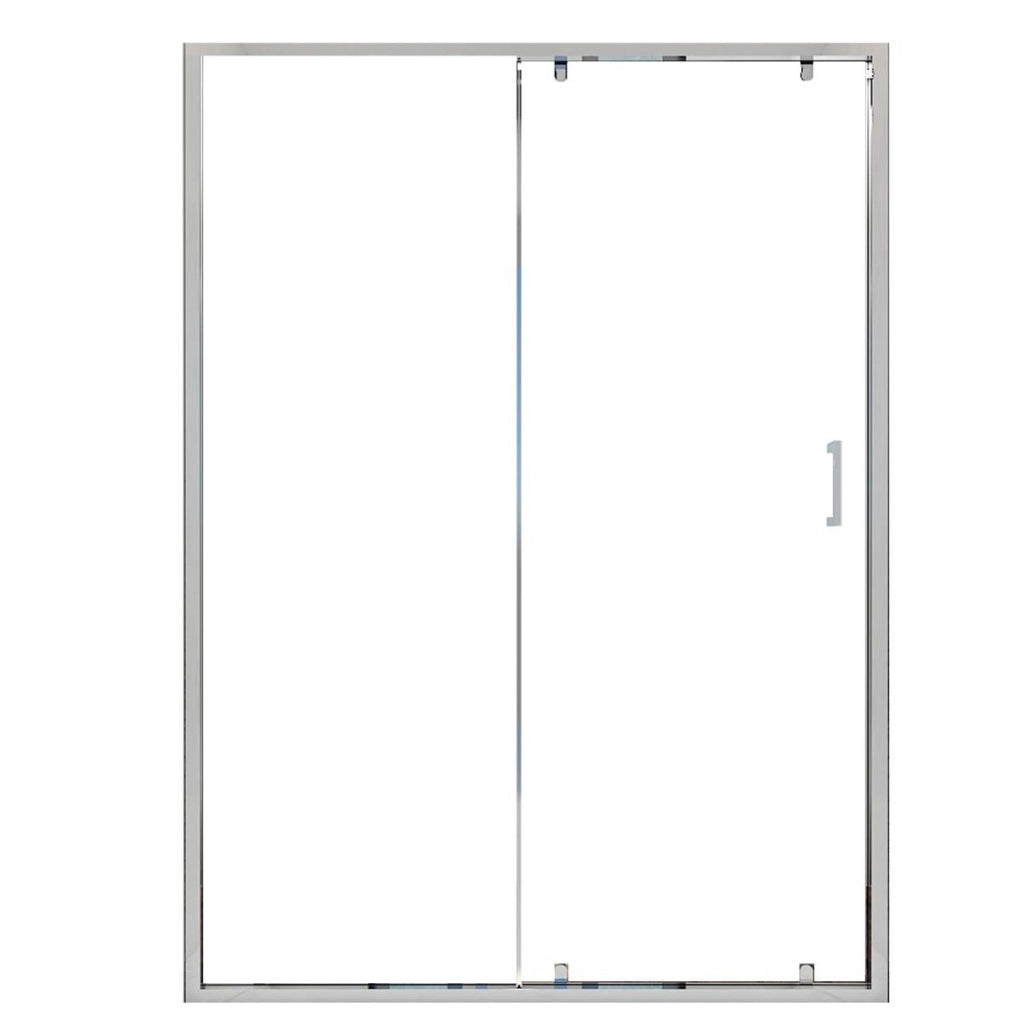 Porta Parete Doccia 1 Anta Scorrevole in Cristallo Trasparente 6mm H195 Bonussi Giuly 90 cm