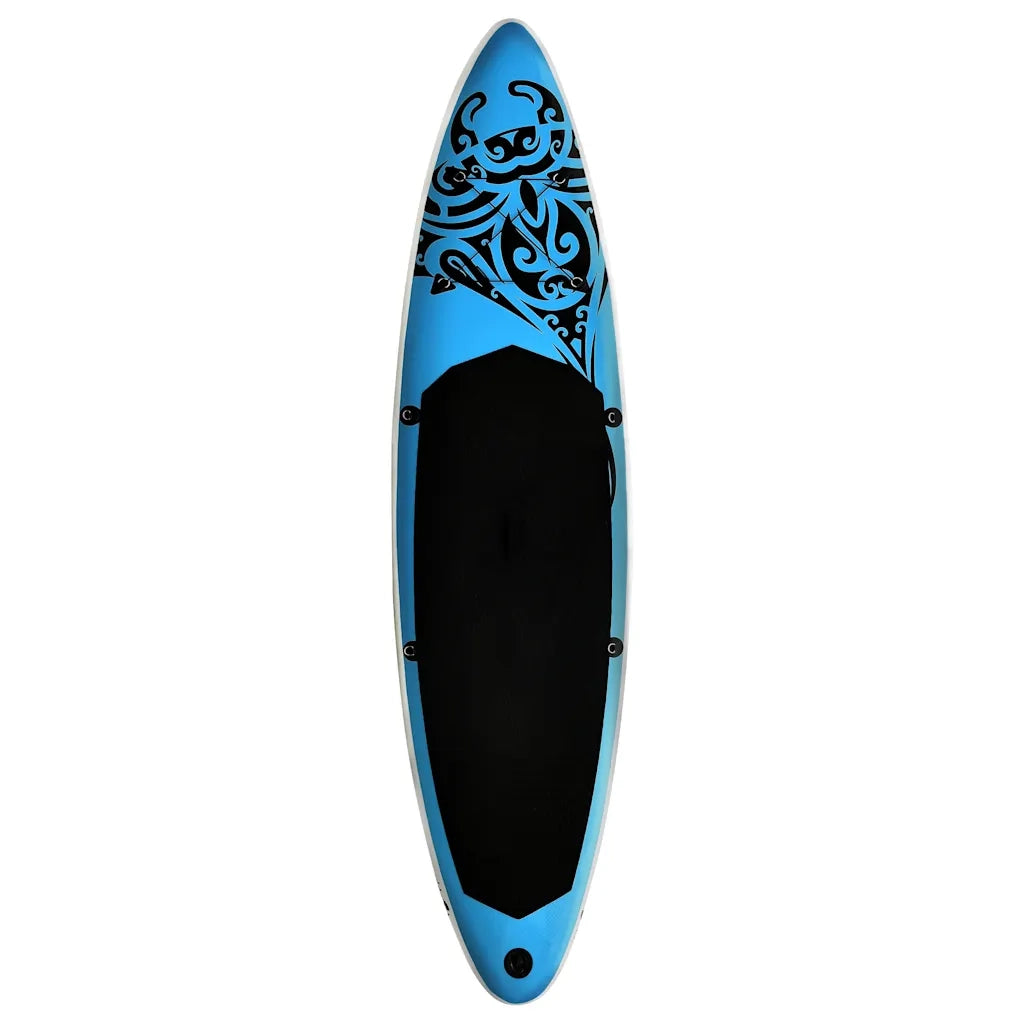 Set Tavola Gonfiabile da SUP 305x76x15 cm Blu 92737