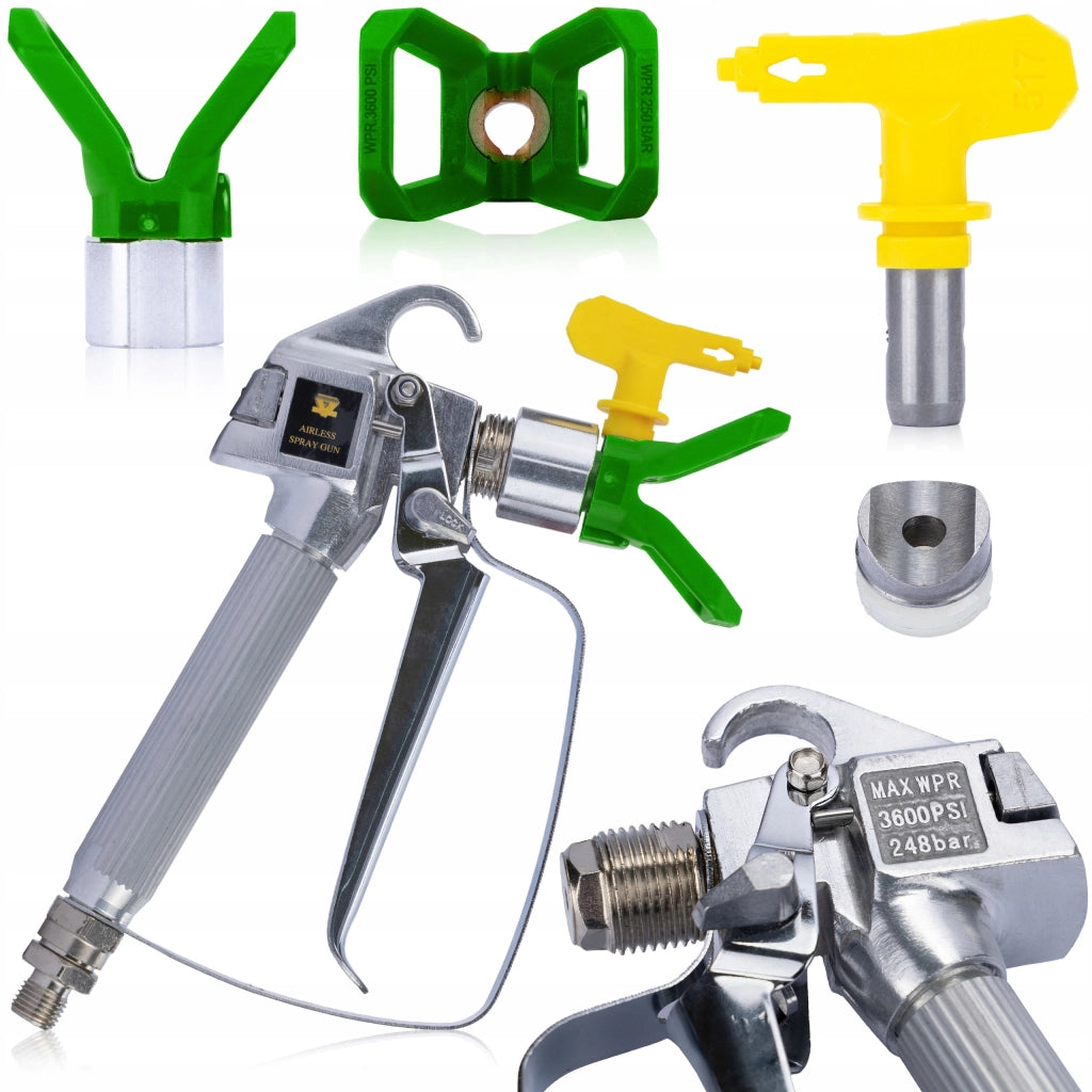 Agitatore per Verniciatura Rosfix Tornado RT2 – 1800W, 22MPA, 2,2L/min | Set di Accessori Inclusi