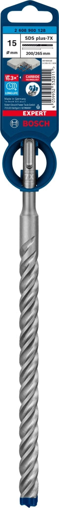 2608900128 - PUNTA BOSCH SDS PLUS 4 TAGLIENTI D.15mm X 200mm X 265mm