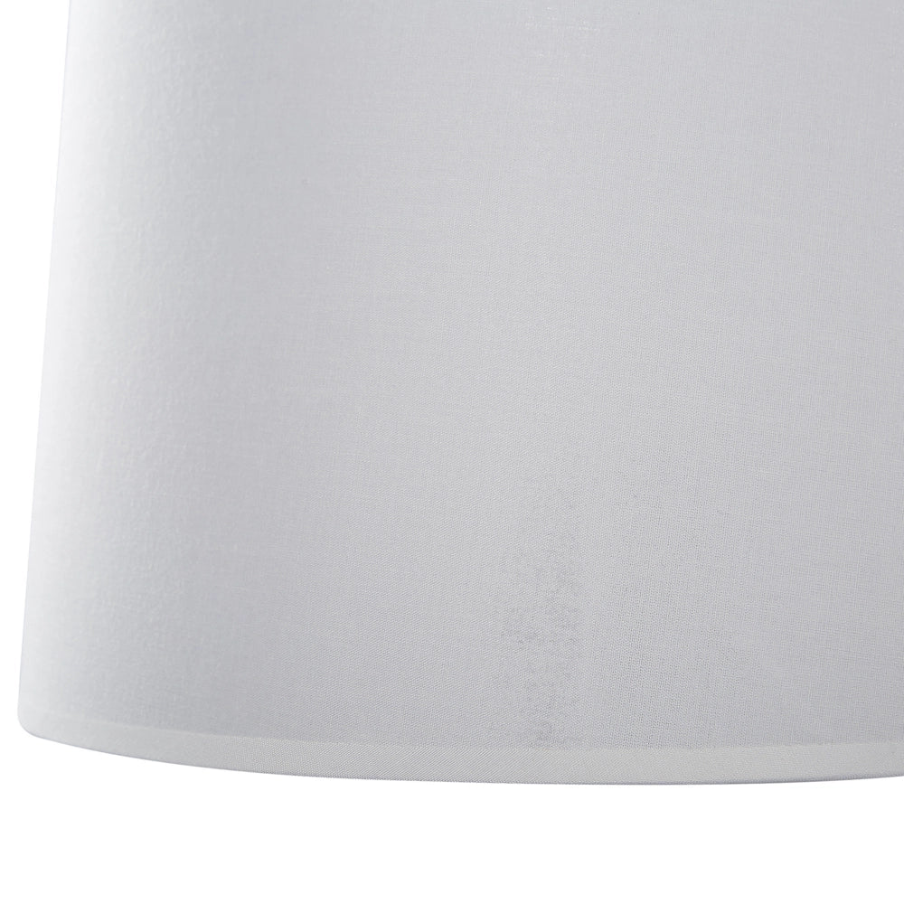 Lampadario a 2 Luci Bianco con Struttura in Metallo luce a sospensione stile moderno