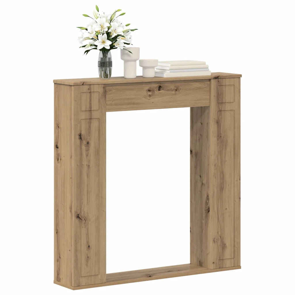 Cornice per camino Rovere Artigianale 100 x 20 x 100 cm 8006623