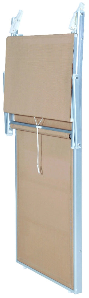 LETTINO CON PARASOLE cm. 61x186x38 h col. Sabbia