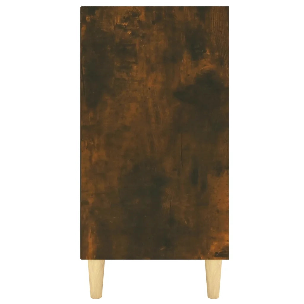 Credenza Rovere Fumo 103,5x35x70 cm in Legno Multistrato 813182