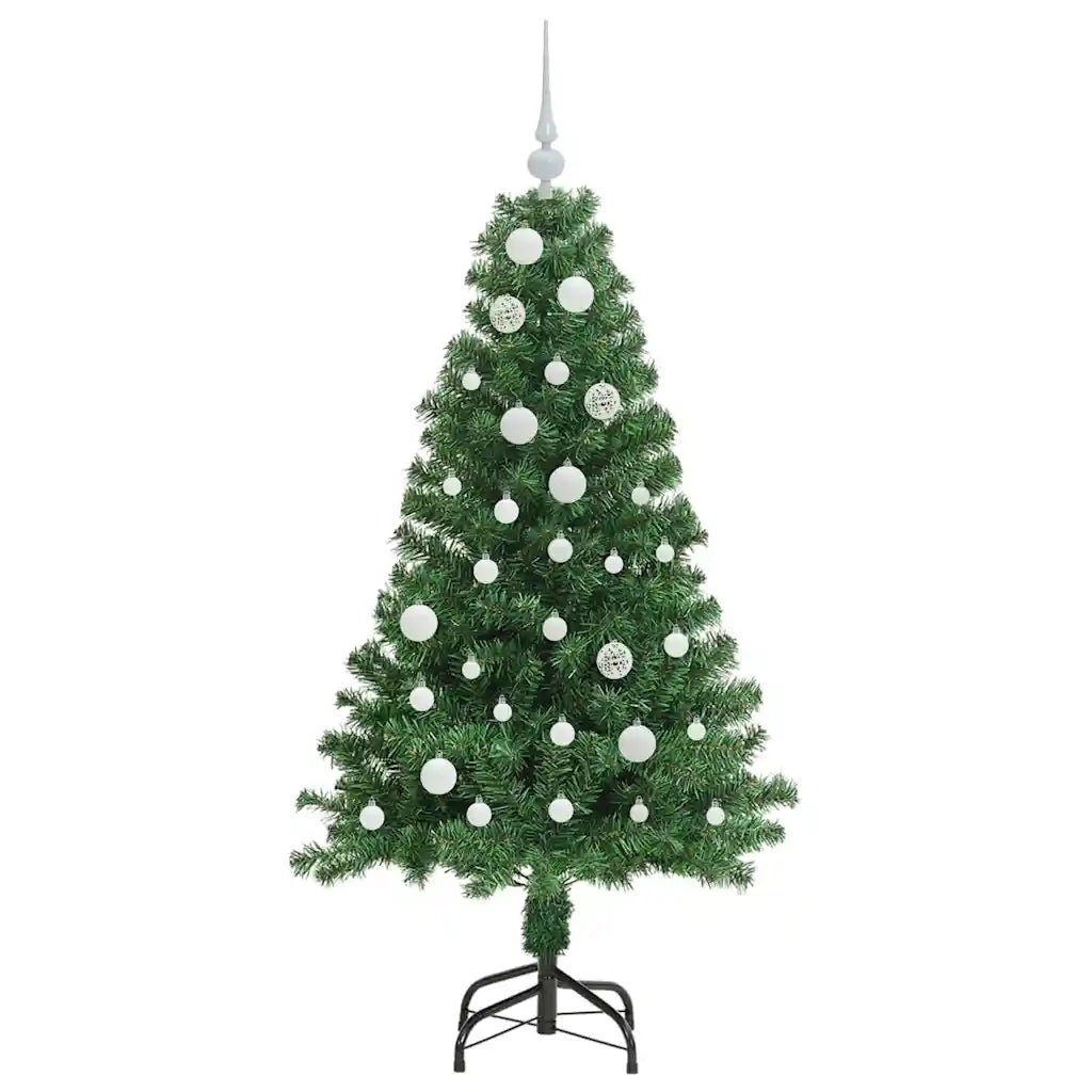 Albero di Natale | Decorazioni natalizie artificiale con 150 LED Verde 150 cm