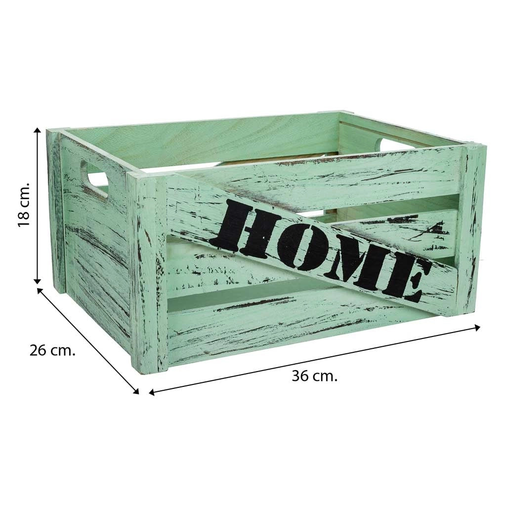 Cassettiera in legno set 2 pezzi 36x26x18