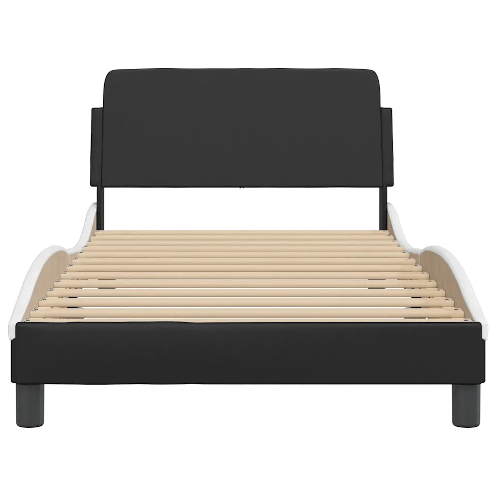 Giroletto Dover Nero e Bianco 100x200 cm in Similpelle 373143