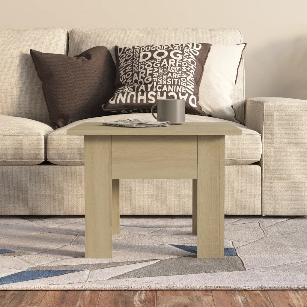 Tavolino da Salotto Rovere Sonoma 55x55x42 cm in Truciolato cod mxl 25140