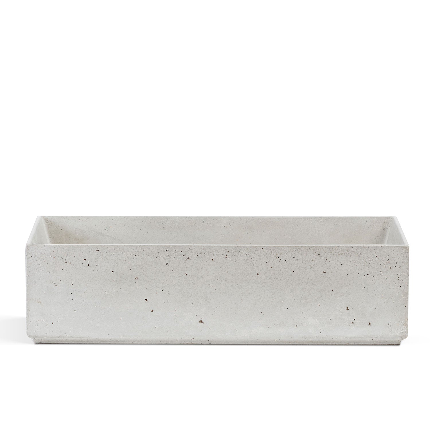 Lavello da Giardino Senza Rubinetto 53x29,5x14 cm in Calcestruzzo Delfi-G Grigio