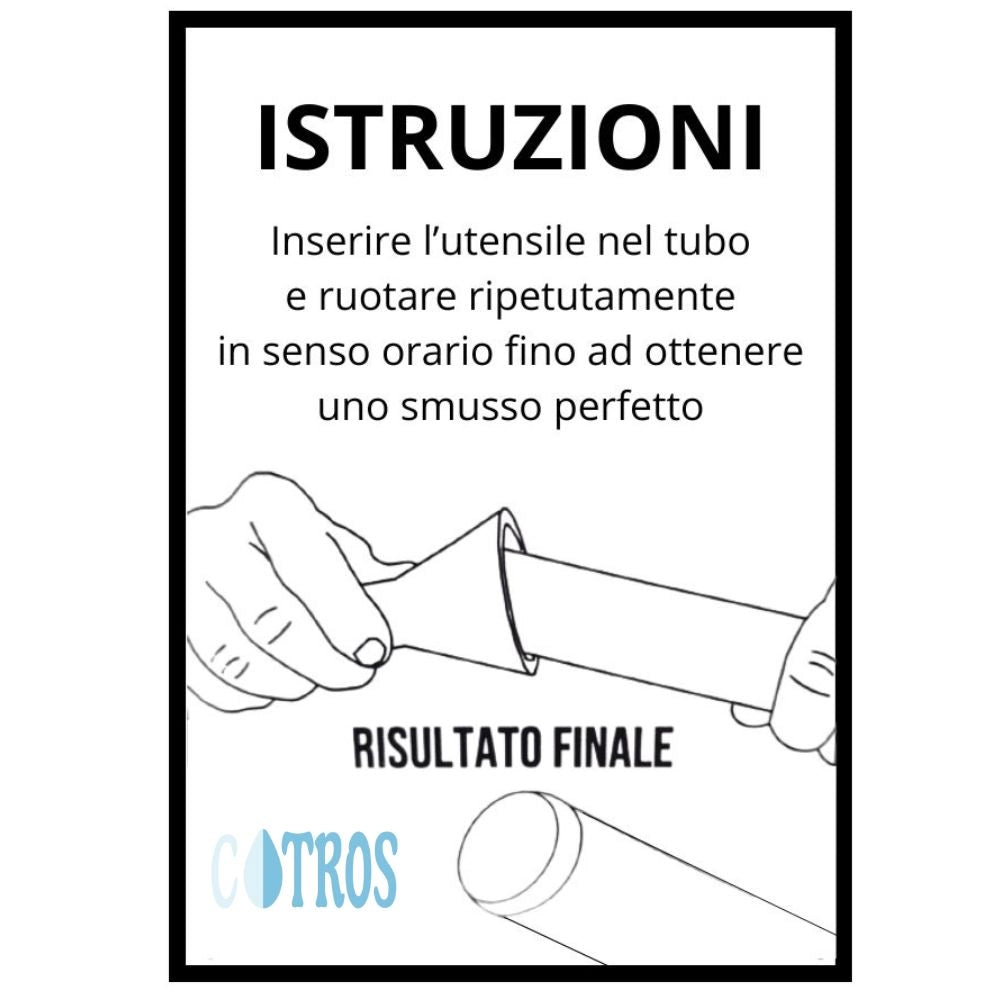 Smussatore colorato lama acciaio per tubi plastica e polietilene 32 40 50 mm