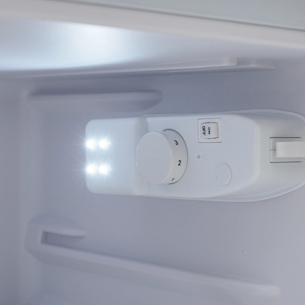Frigorifero Retro con Doppia Porta ¨C MINIMAL ¨C 72L, 21L Congelatore, LED, Classe E