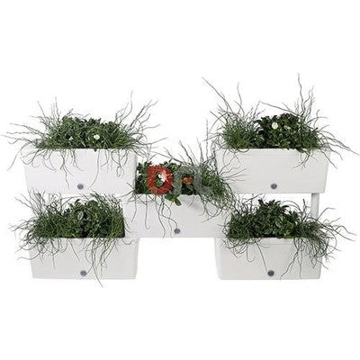 FIORIERE FIORIERA KIT COMPONIBILE 5 PEZZI BRICK CM. 59x23x27H