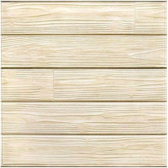 Pannelli 3D da Parete in PVC Autoadesivi, 10 pezzi 30 x 30 cm, Pannelli 3D da Parete in PVC con Finestra di Legno, Decorazione per Parete Interna, Finestra di Legno Liscia