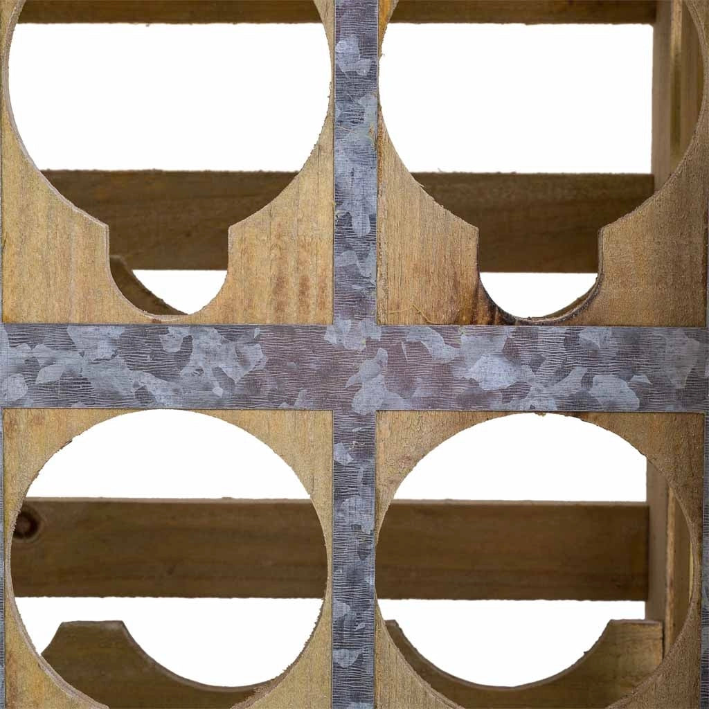 Cassetto portabottiglie in legno marrone 33x32,5x43h