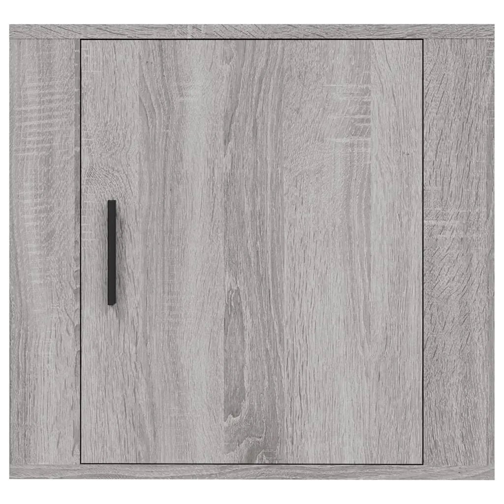 Comodino | Armadio da Notte | Mobiletto da notte a Muro Grigio Sonoma 50x30x47 cm