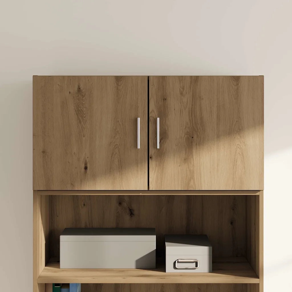 Armadietto a muro rovere artigianale 80 x 42.5 x 40 cm