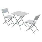 SET GIARDINO IN POLIETILENE ALTA DENSITA 'OLIENA' colore bianco  - LIF
