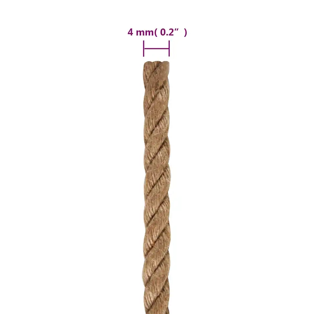 Corda in Juta Lunga 100 m Spessa 4 mm 153735