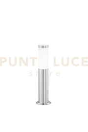 PALETTO TOKYO NIKEL 1 LUCE ATTACCO E27 IP44 450X115X115MM IN ACCIAIO INOX