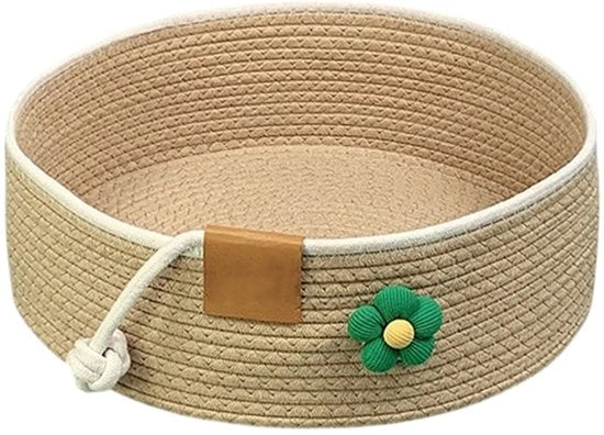 Letto per Gatti Opportuno - 35 cm di Diametro - Letto Respirante per Animali di Compagnia - Resistente ai Marcature - Design Universale - Posto di Sosta Comodo per Animali di Compagnia