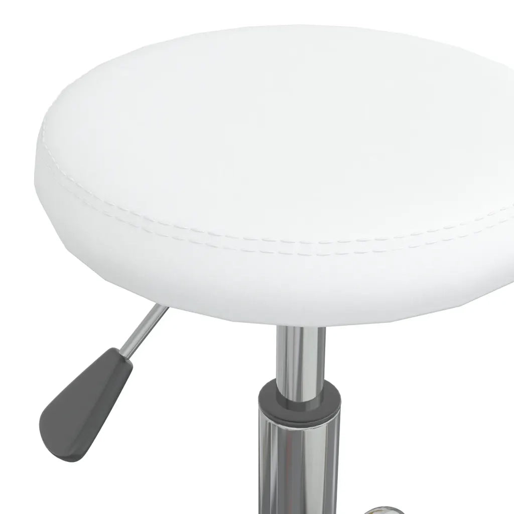 Sgabello da Massaggio in Similpelle Bianco cod mxl 54698