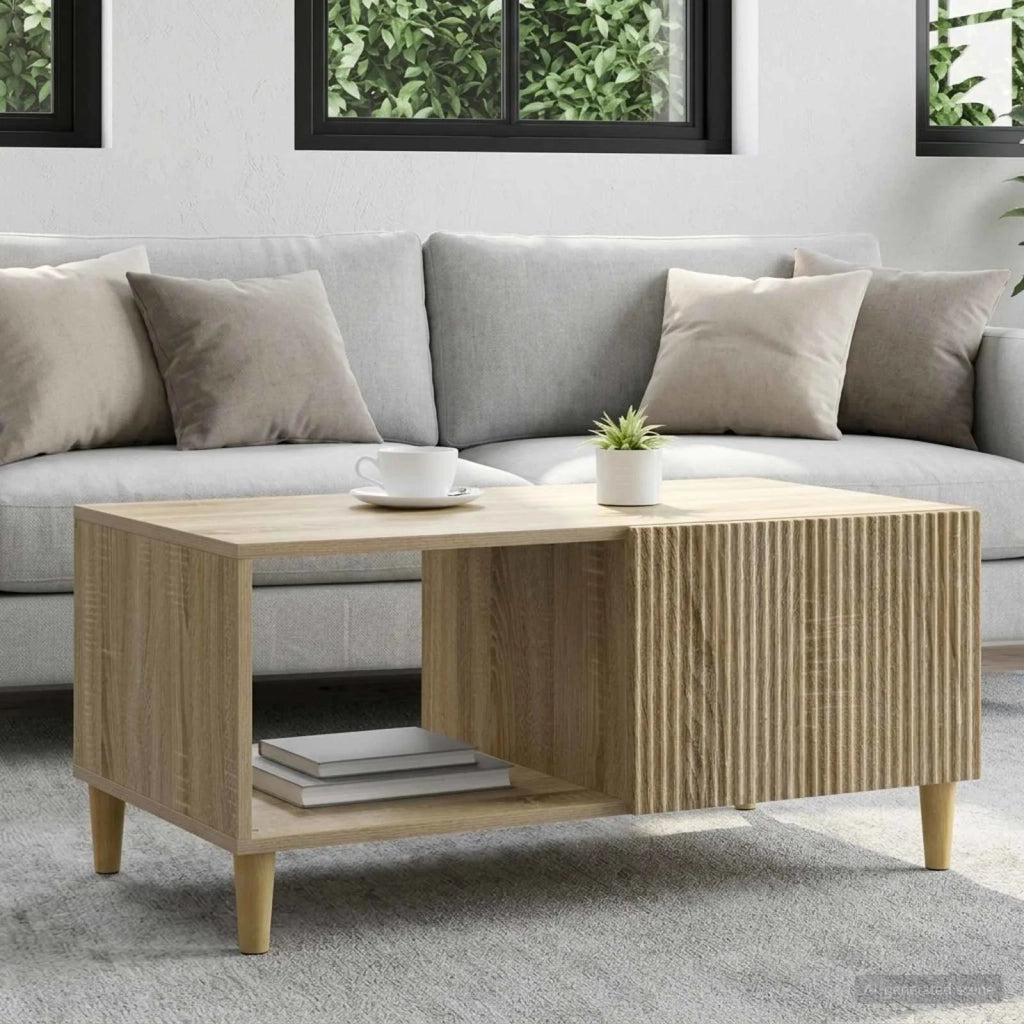 Tavolino da salotto Rovere Sonoma 90 x 50 x 40 cm 894727