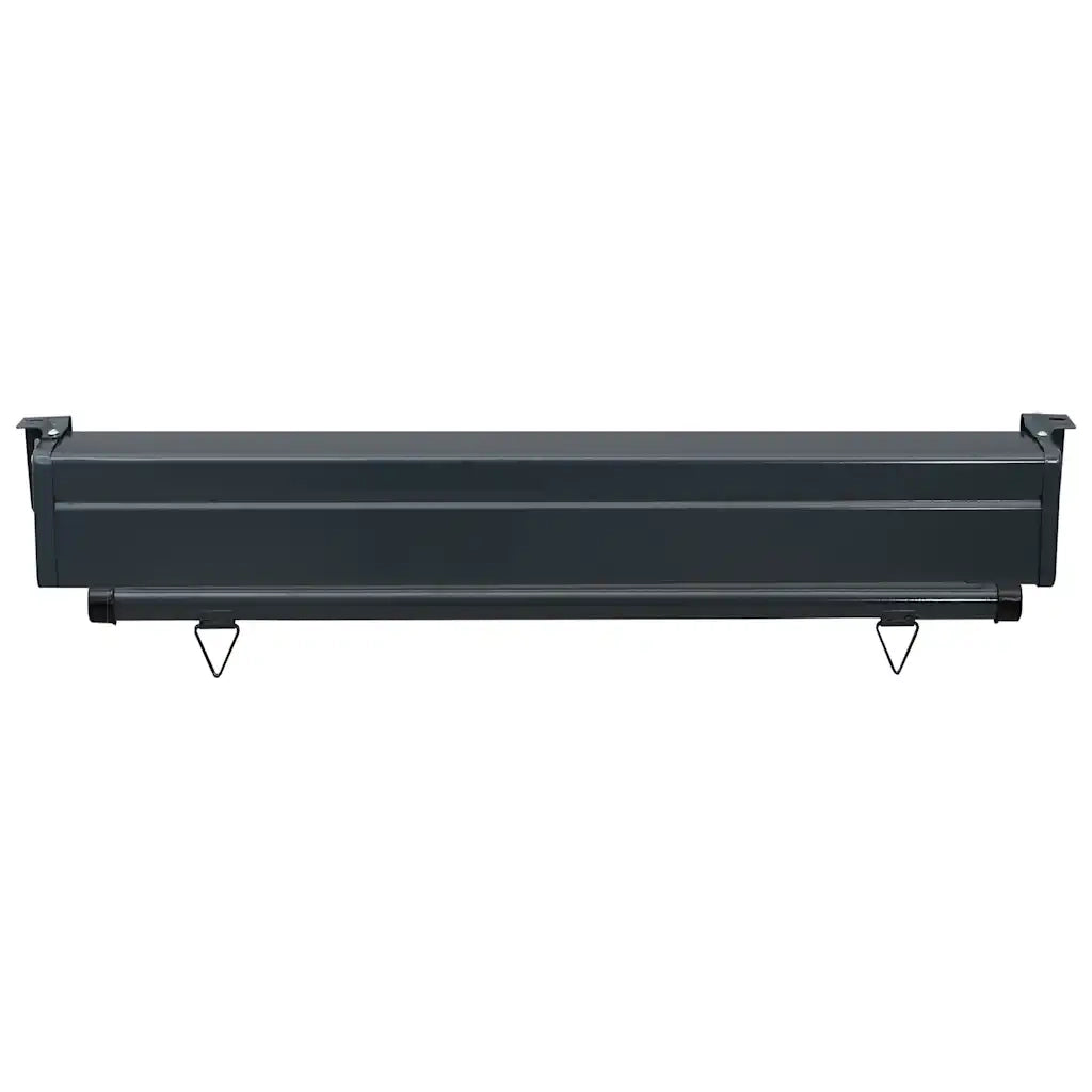Tendalino Laterale per Balcone 105x250 cm Nero 48412