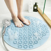 Pavimento Antiscivolo con Fuga d'Acqua e Maniglie (55 x 55 cm, Blu)