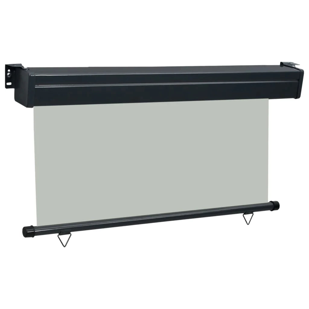 Tenda da sole laterale retrattile/schermo privacy per patio giardino terrazza balcone 140 x 250 cm grigio 02_0007012