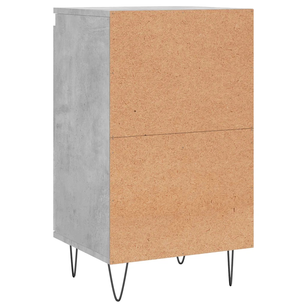 Credenza Grigio Cemento 40x35x70 cm in Legno Multistrato 831060