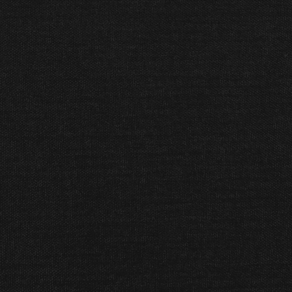 Giroletto con Testiera senza Materasso-Struttura Letto Nero 90x190 cm Tessuto