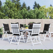 Set di cuscini per sedia alta 6 pcs Melange nero