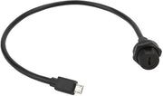Cavo USB impermeabile - Connetti USB - Ideale per dispositivi outdoor - 0,3 m - E10MC-TF-F/MC-A-M - Adatto per lampade