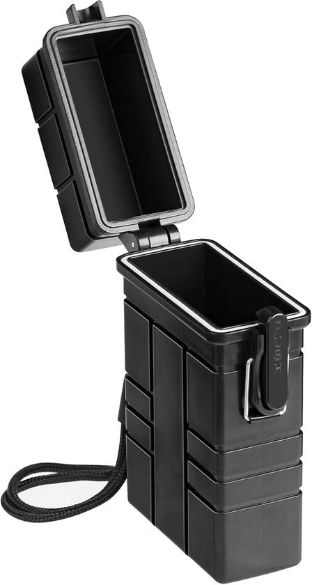 Scatola impermeabile, 2 pezzi da 84-100 mm confezione completa sigillata, contenitore di sopravvivenza per attrezzatura da pesca, accessori per campeggio, gadget cool per uomini e donne