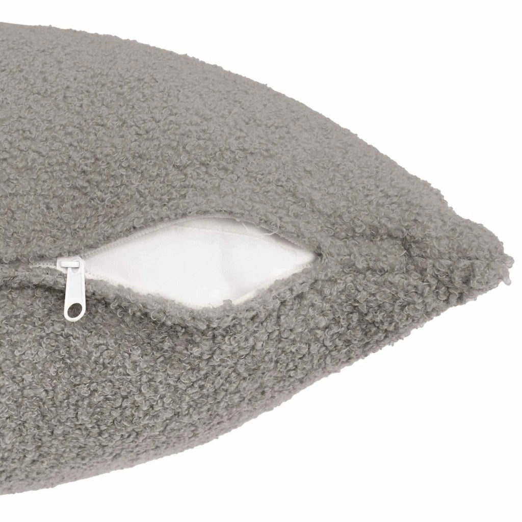 Federa 6 pcs HEERLEN Grigio Chiaro 30 x 50 cm Bouclé 907774