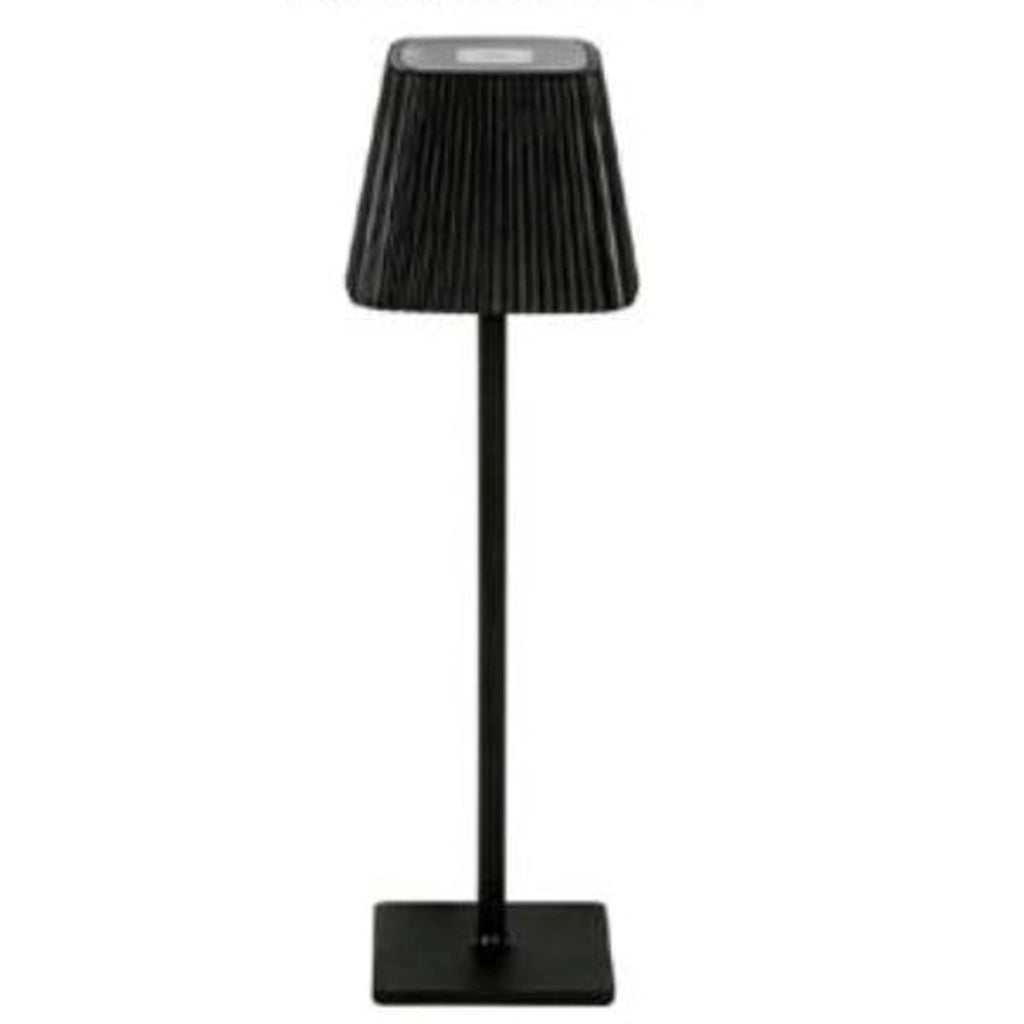LAMPADA TAVOLO TOUCH LED MODERNA RICARICABILE BAR HOTEL RISTORANTE NERO ML-G06