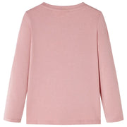 Maglietta da Bambina a Maniche Lunghe Rosa 128 14392