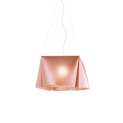 Sospensione Moderna Wanda Polilux ® Rame E Metallo Cromo 1 Luce E27 D60Cm