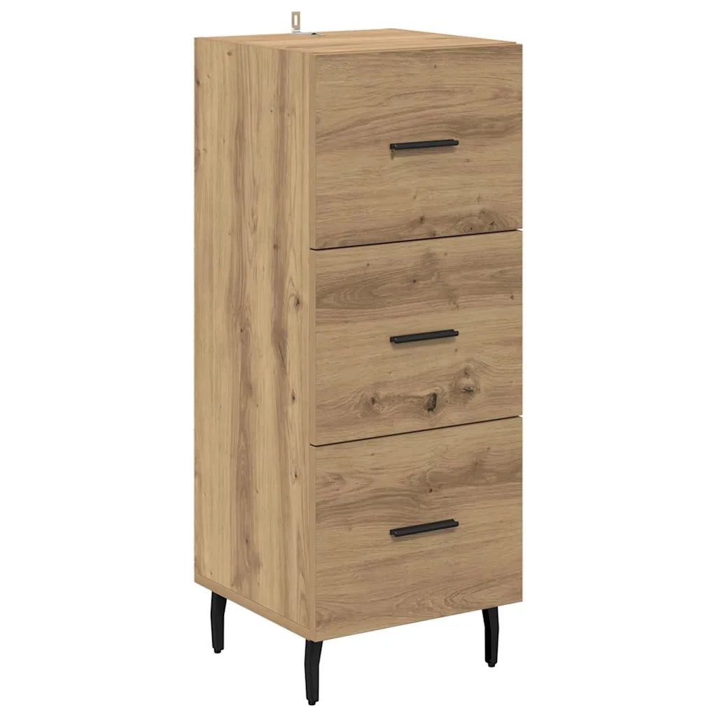 Credenza con cassetto Rovere artigianale 34,5 x 34 x 180 cm 3416009