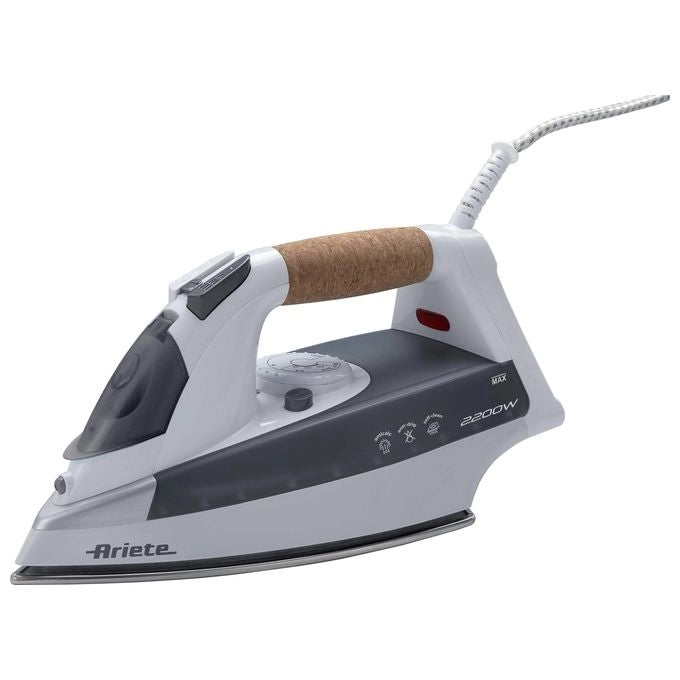 Ariete 6232 Ferro da stiro a secco e a vapore Acciaio inossidabile Grigio 2200 W