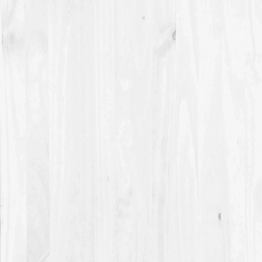 Mobile per vino ASKIM Bianco con Top al Miele 57 x 37 x 114 cm 4105444