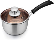 Piatto in acciaio inossidabile - Salute e resistente al lavastoviglie - 14 cm - 0,9 l - Acciaio inossidabile