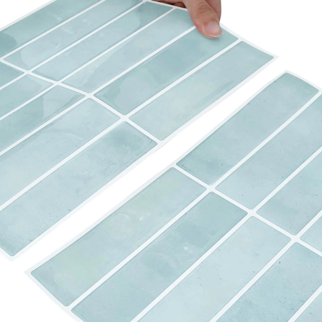 Piastrella Rettangolare 20 pcs Grigio Verde 29 x 23 x 0,08 cm 42046175